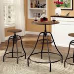 FORTE BAR TABLE SET DARK OAK CM-BT6249A-3PK